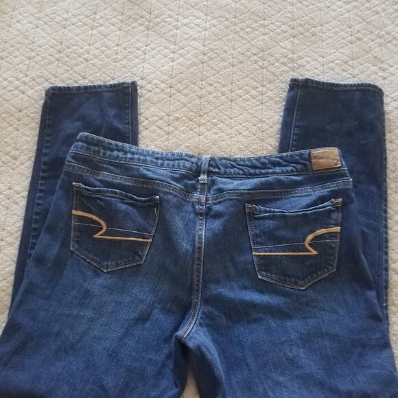 American Eagle Skinny Fit Straight Leg Jeans - Picture 4 of 6